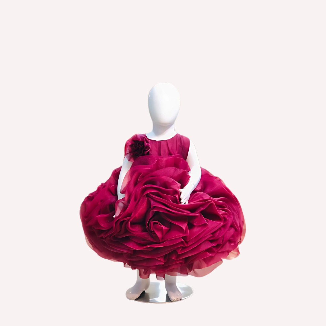 Barbie Frock With Ring